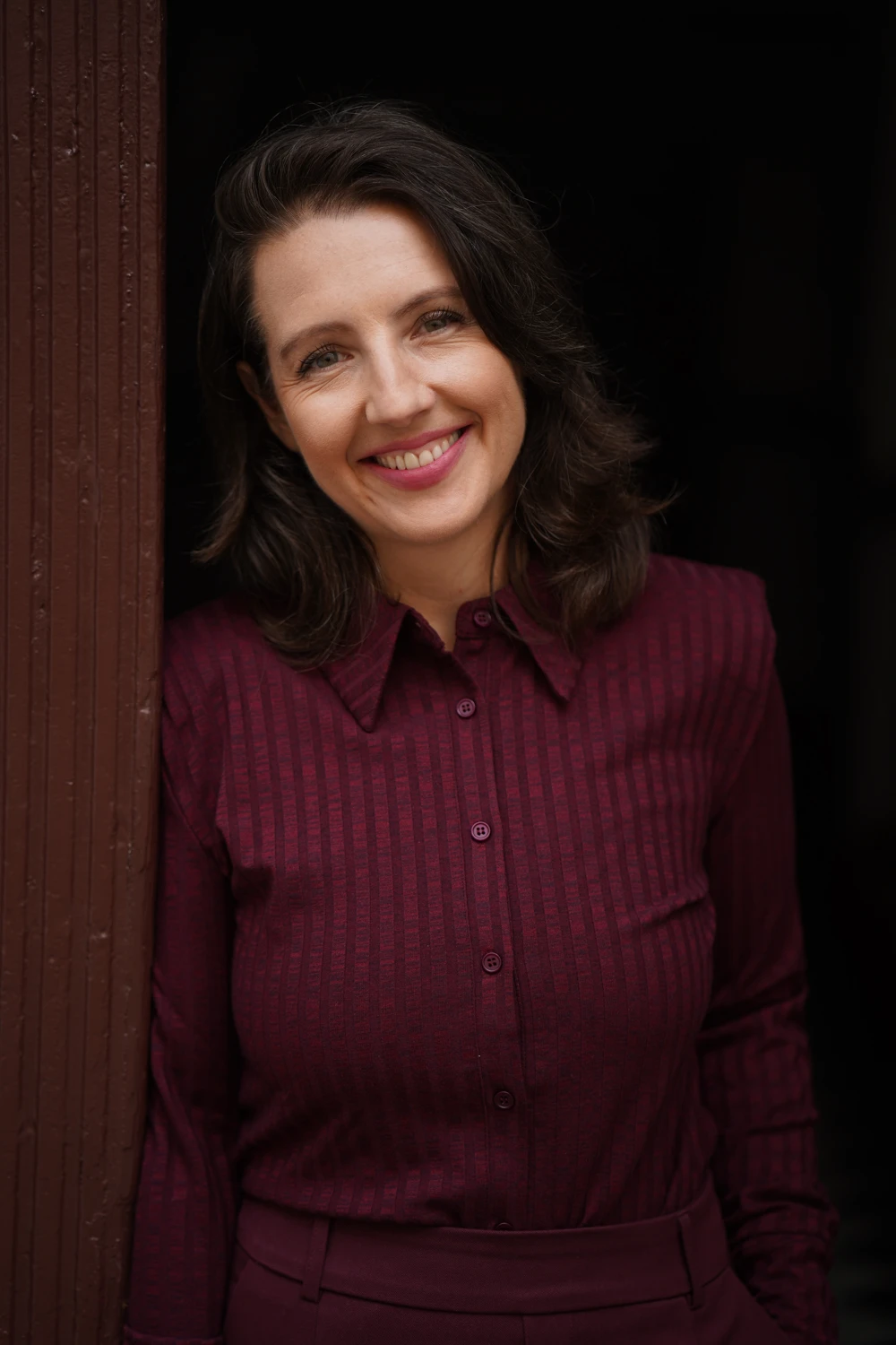 Dorothee Marecki lächelt im Porträt